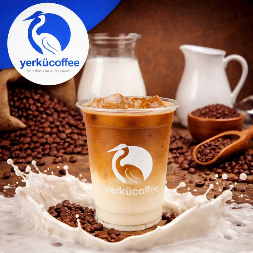 Iced Cafe Latte [လတ်တေး] (360ml, No Sugar [အချိုမထည်ံ])